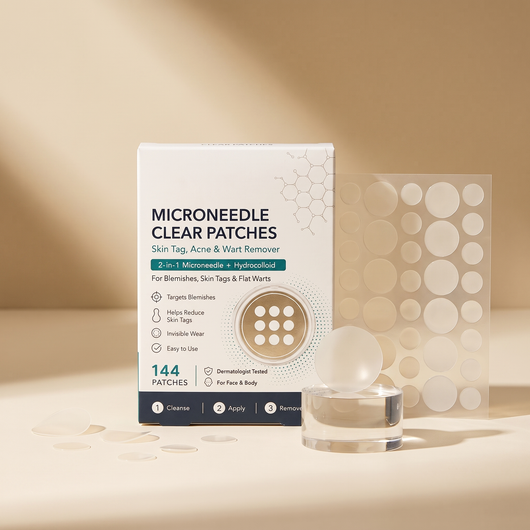 Velé Clear Spot Patches — overnight hydrocolloid pimple patches, 144 pack
