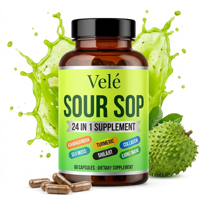 Velé Soursop 24-in-1 Complex — capsules with soursop fruit